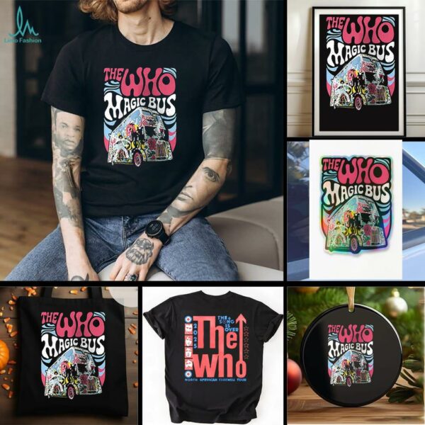 The Who magic bus the song is over shirt