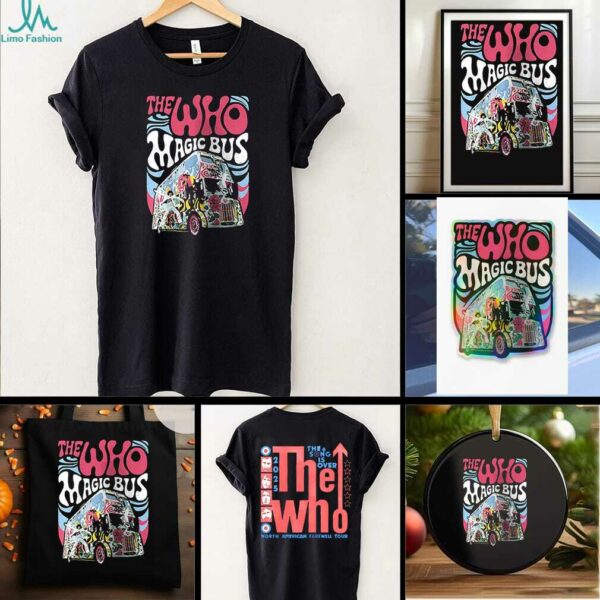 The Who magic bus the song is over shirt