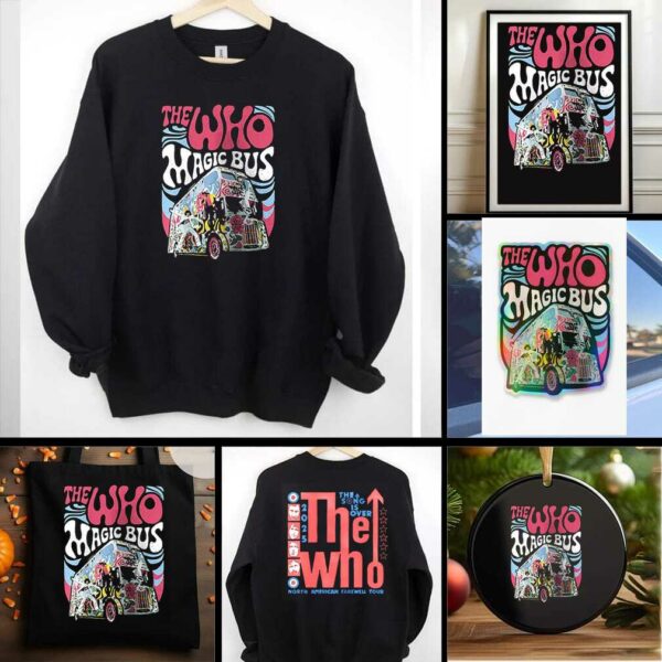 The Who magic bus the song is over shirt