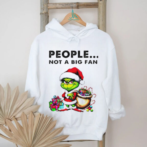 The grinch people not a big fan Merry Christmas 2025 shirt