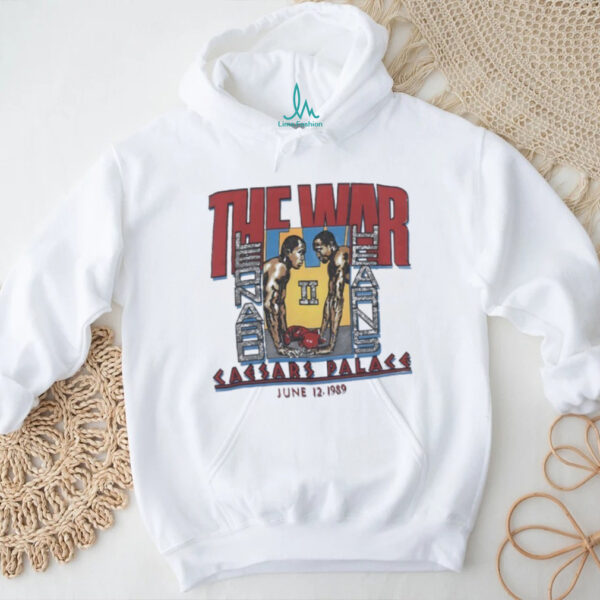 The war Sugar Ray Leonard vs Thomas Hearns Caesars Palace 1989 shirt