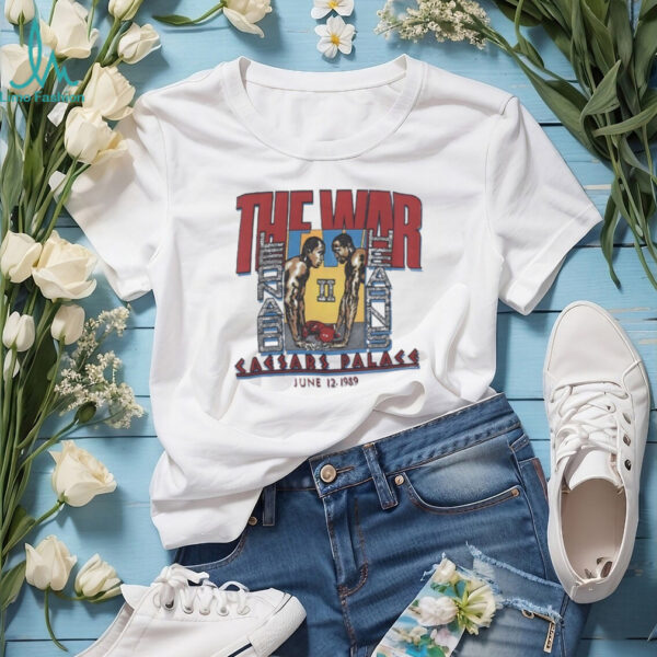 The war Sugar Ray Leonard vs Thomas Hearns Caesars Palace 1989 shirt