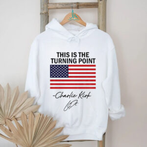 This Is The Turning Point Freedom Charlie Kirk RIP 2025 American flag shirt