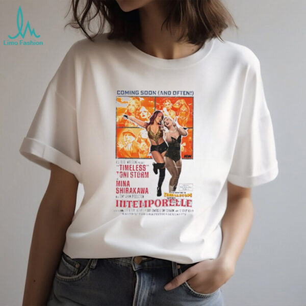 Timeless Toni Storm and Mina Shirakawa coming soon and often intemporelle shirt