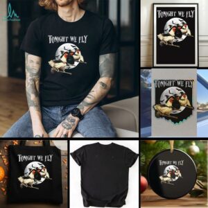 Tonight We Fly Spooky Season Witch Chicken Halloween shirt