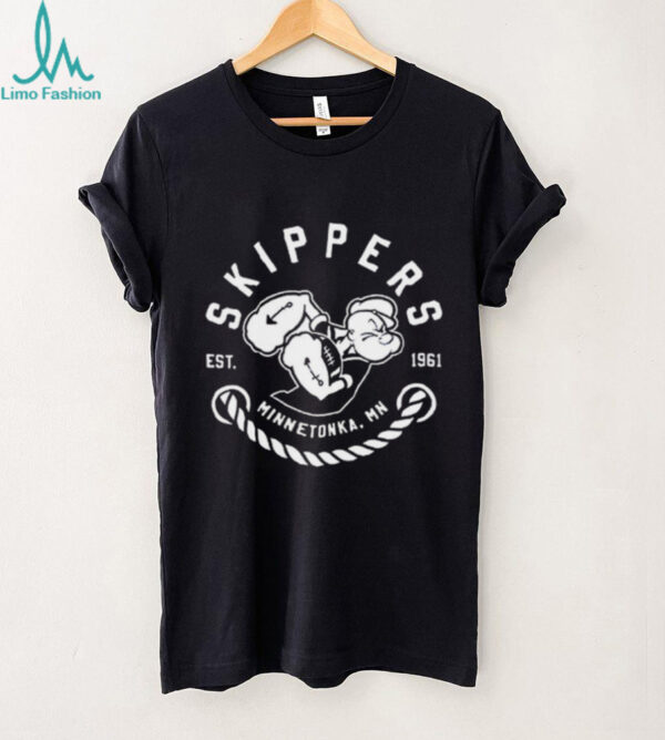 Tonka Football Skippers Minnetonka est 1961 2 sided shirt