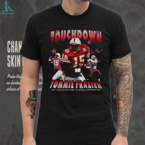 Trae Taylor Nebraska QB wearing Touchdown Tommie Husker Legend Tommie Frazier shirt