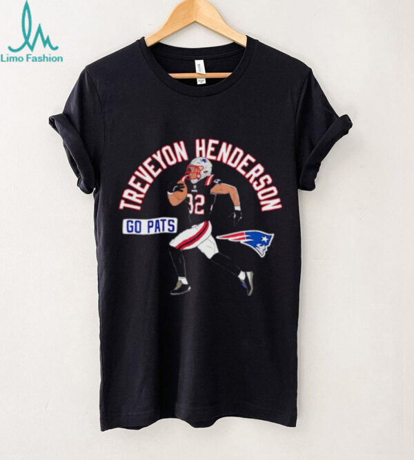 Treveyon Henderson 32 Go Pats New England Patriots player shirt
