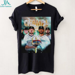 Tridents Up Seattle Mariners beat Oakland Athletics LA Angels MLB Baseball AL West Division Champions 2025 shirt