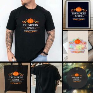 Trumpkin Spice and Everything Ice Fall Autumn Halloween shirt