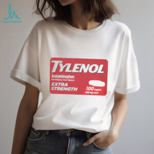 Tylenol acetaminophen extra strength shirt