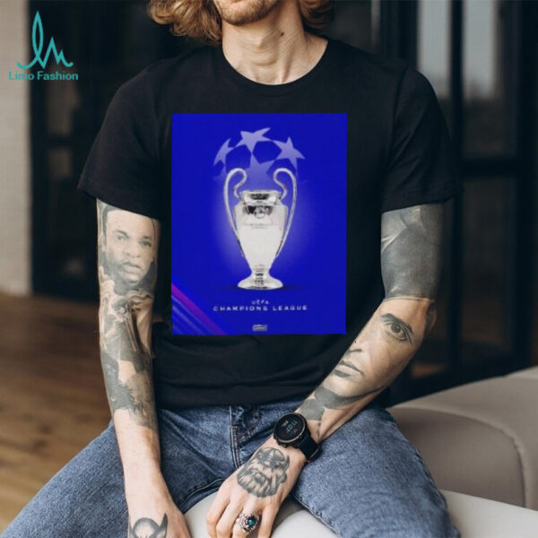UEFA champions league trophy shirt