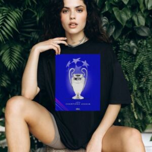 UEFA champions league trophy shirt