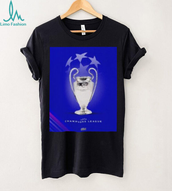 UEFA champions league trophy shirt