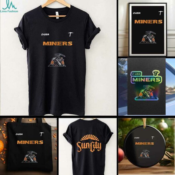 UTEP Miners Sun City logo shirt