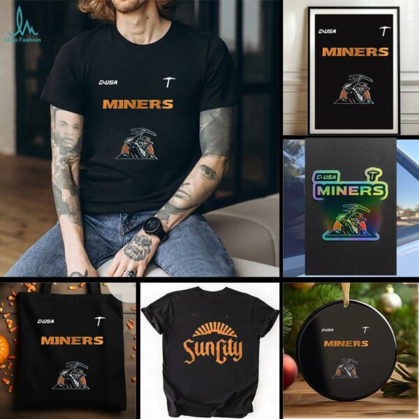 UTEP Miners Sun City logo shirt
