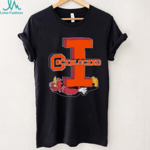 University of Illinois Fighting Illini logo and mascot Cockblocked shirt