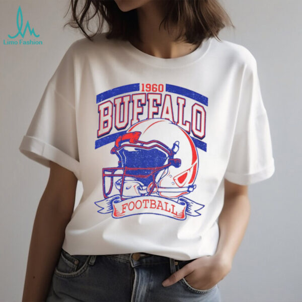 Vintage 90s Style Buffalo Bill Chiefs Football helmet 1960 shirt