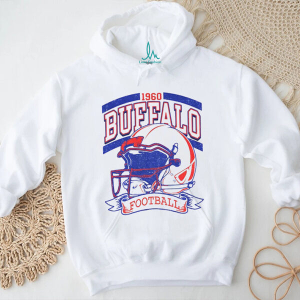 Vintage 90s Style Buffalo Bill Chiefs Football helmet 1960 shirt