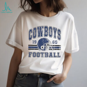 Vintage 90s Style Dallas Cowboys Football helmet 1960 shirt