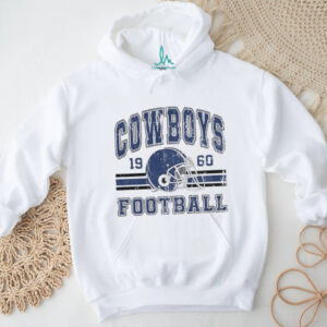 Vintage 90s Style Dallas Cowboys Football helmet 1960 shirt