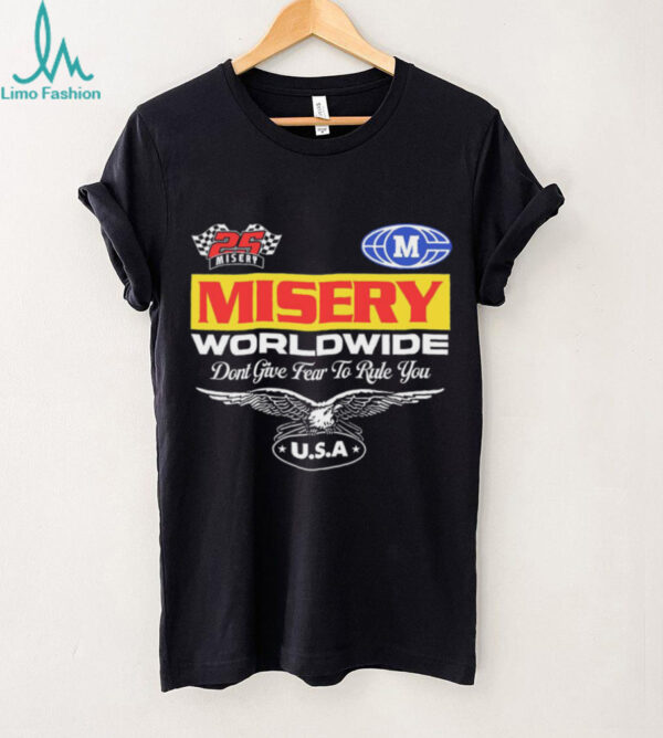 Vintage Racing Style Misery Worldwide Long Sleeve Shirt