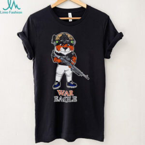 War Eagle Auburn Tiger Military Rifle Night Vision shirt