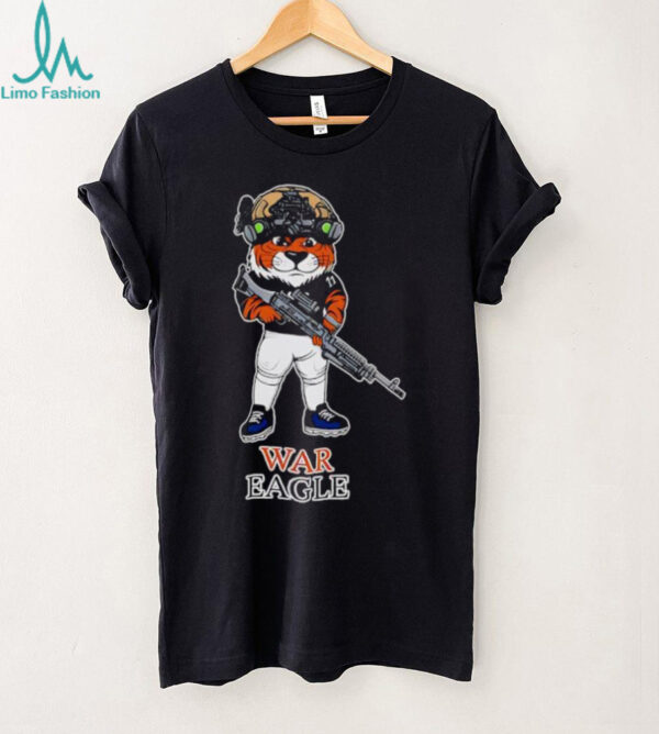 War Eagle Auburn Tiger Military Rifle Night Vision shirt