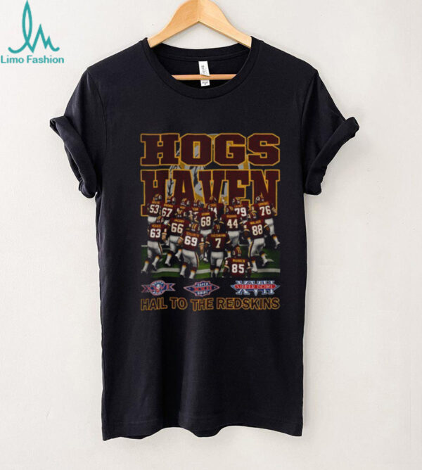 Washington Commanders Football NFL Hogs Haven Hail To The Redskins 2025 shirt