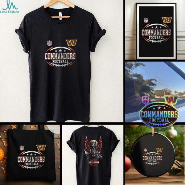 Washington Commanders NFL Harley Davidson motorcycle shirt