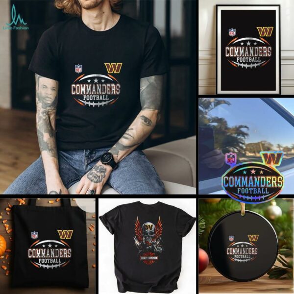 Washington Commanders NFL Harley Davidson motorcycle shirt