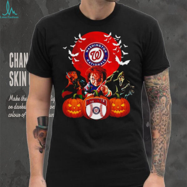 Washington Nationals MLB Horror Movie Halloween shirt