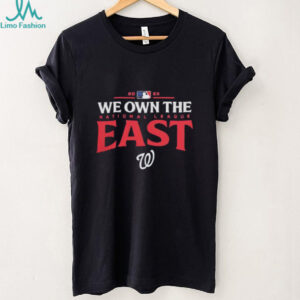 Washington Nationals we own the national league East 2025 MLB division champions shirt