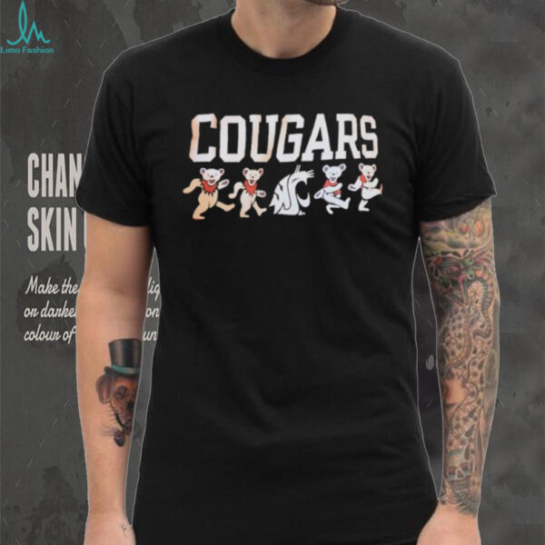 Washington State Cougars x Grateful Dead Dancing Bears shirt