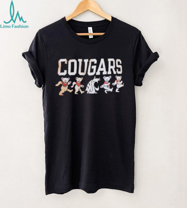 Washington State Cougars x Grateful Dead Dancing Bears shirt