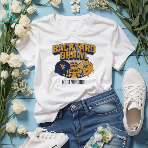 West Virginia Football 2025 Backyard Brawl Champs shirt
