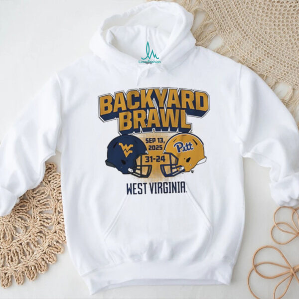 West Virginia Football 2025 Backyard Brawl Champs shirt