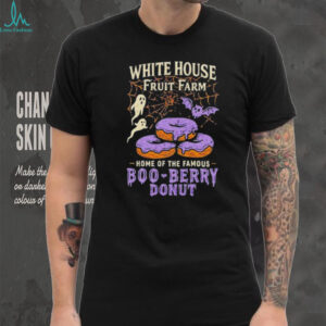 White house fruit farm home of the famous boo berry donut halloween shirt