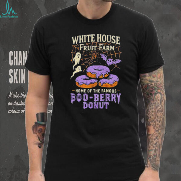 White house fruit farm home of the famous boo berry donut halloween shirt