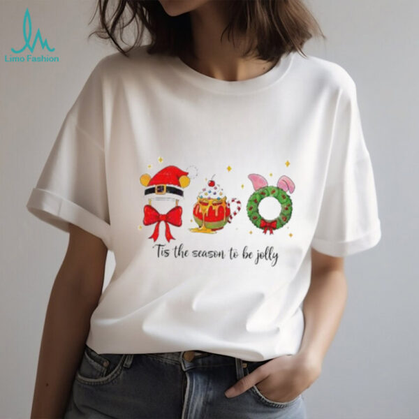 Winnie The Pooh Santa Hat Honey Mug Piglet Christmas Wreath shirt