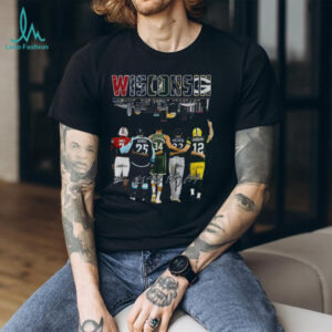 Wisconsin Sports team Skyline Jones Gravel Yelich Rodgers signature shirt