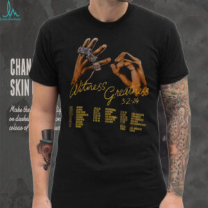 Witness Greatness 3 2 24 Ring Charm shirt