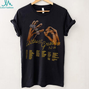 Witness Greatness 3 2 24 Ring Charm shirt