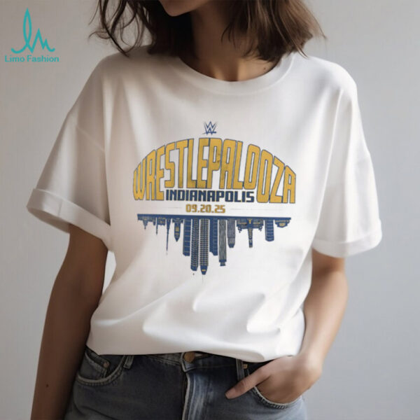 WrestlePalooza Indianapolis 2025 Skyline 2 sdied shirt