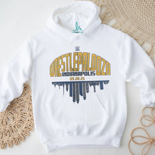 WrestlePalooza Indianapolis 2025 Skyline 2 sdied shirt