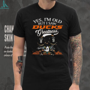 Yes I’m Old But I Saw Anaheim Ducks Greatness Selanne And Kariya Legends Signatures 2025 T shirt