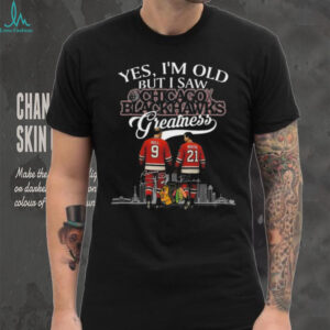 Yes I’m Old But I Saw Chicago Blackhawks Greatness Hull And Mikita Legends Signatures 2025 T shirt