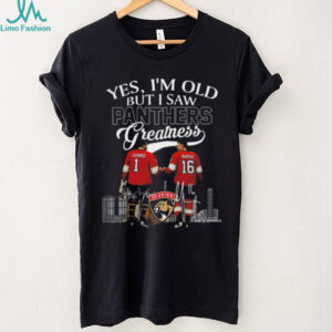 Yes I’m Old But I Saw Florida Panthers Greatness Luongo And Barkov Legends Signatures 2025 T shirt