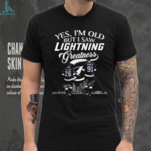 Yes I’m Old But I Saw Tampa Bay Lightning Greatness St. Louis And Stamkos Legends Signatures 2025 T shirt