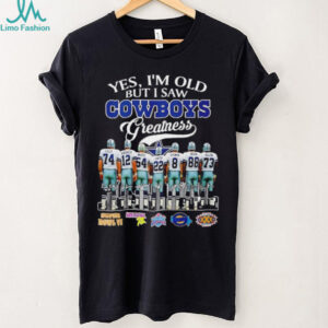 Yes i’m old but i saw Dallas Cowboys greatness signatures team Super Bowl VI and XXX logos shirt